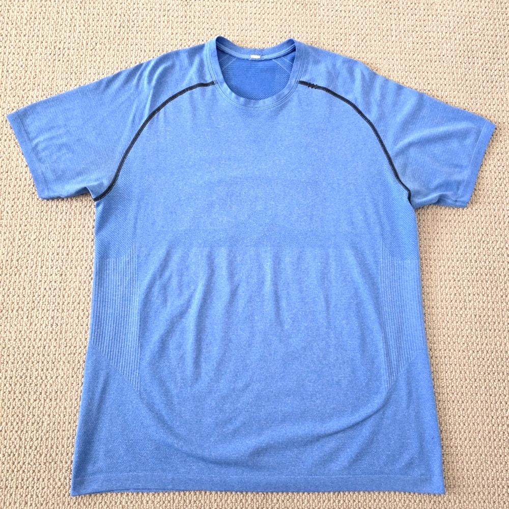 Lululemon Athletica Blue Short Sleeve Tee
